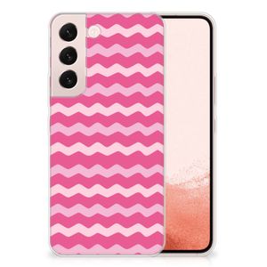 Samsung Galaxy S22 TPU bumper Waves Pink