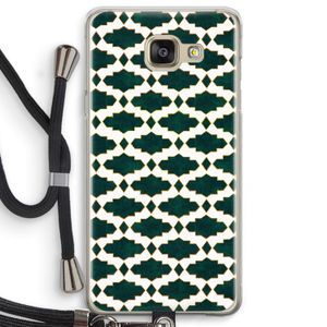 Moroccan tiles: Samsung Galaxy A5 (2016) Transparant Hoesje met koord