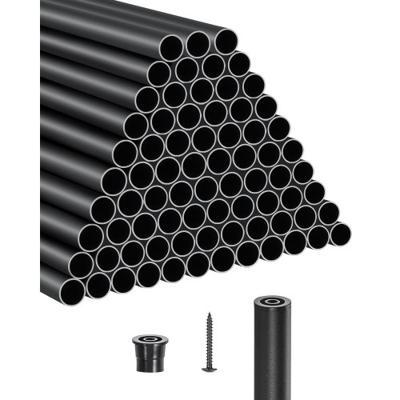 VEVOR Trapleuningen 101-pack 66cm aluminium spijlen met schroeven/leuningkappen