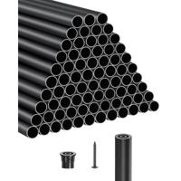 VEVOR Trapleuningen 101-pack 66cm aluminium spijlen met schroeven/leuningkappen VEVOR Trapleuningen 101-pack 66cm aluminium spijlen met schroeven/leuningkappen