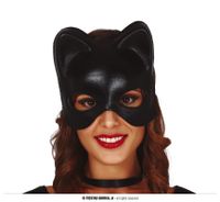 Gezichtsmasker Catwoman Zwart - thumbnail