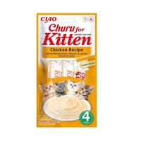 INABA Churu Kitten Chicken Recipe - Kattensnoepje - 4x14g