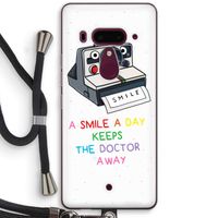 Smile: HTC U12+ Transparant Hoesje met koord