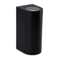 GU10-wandarmatuur Piove zwart Up-Down