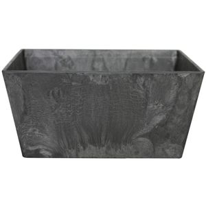 Steege Plantenbak - zwart - rechthoekig - 12 x 25 x 12 cm - Plantenbakken