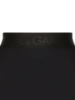 Dolce & Gabbana culotte à taille haute à logo - Noir