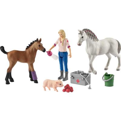 Farm World - Dierenarts op bezoek Speelfiguur