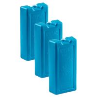 Plasticforte koelelementen - 6x stuks - 1100 ml - 22 x 11 x 5 cm - blauw - kunststof