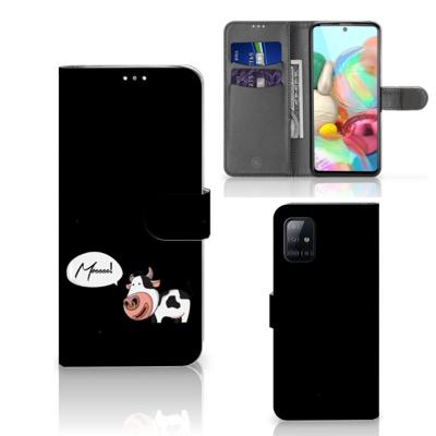 Samsung Galaxy A71 Leuk Hoesje Cow