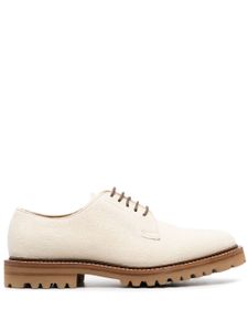 Brunello Cucinelli derbies en cuir à lacets - Tons neutres