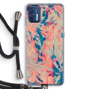 Alone: Motorola Moto G9 Plus Transparant Hoesje met koord