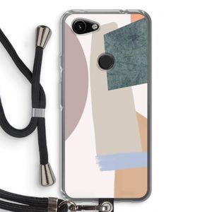 Lindo: Pixel 3a Transparant Hoesje met koord