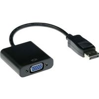 ACT 15 cm Verloop kabel DisplayPort male naar VGA female
