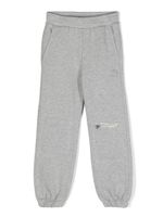 MM6 Maison Margiela Kids pantalon de jogging à fermeture zippée - Gris