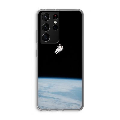 Alone in Space: Samsung Galaxy S21 Ultra Transparant Hoesje