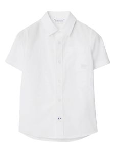 Burberry Kids chemise Equestrian Knight - Blanc