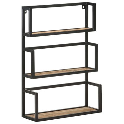 VidaXL Wandrek 60x20x85 cm ruw mangohout