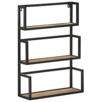 VidaXL Wandrek 60x20x85 cm ruw mangohout - thumbnail