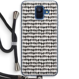 Crazy shapes: Samsung Galaxy A6 (2018) Transparant Hoesje met koord