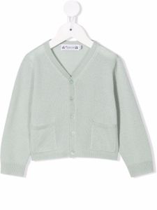 Bonpoint cardigan en maille - Vert