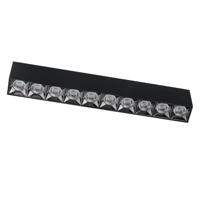 Nowodvorski Zwarte opbouwspot Midi Led 10x1 leds - 4000K 10060