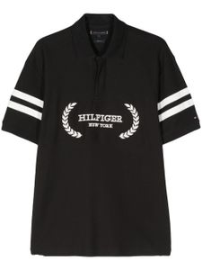 Tommy Hilfiger polo Monotype Stripe - Noir