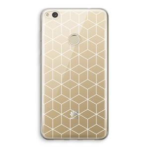 Zwart-witte kubussen: Huawei Ascend P8 Lite (2017) Transparant Hoesje