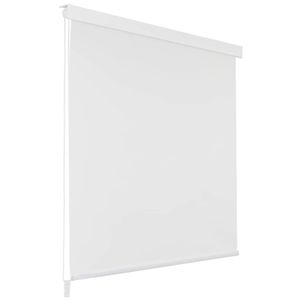 VidaXL Rolgordijn voor douche 100x240 cm wit