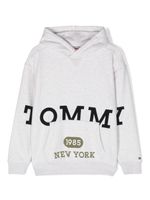 Tommy Hilfiger Junior hoodie en jersey à logo imprimé - Gris - thumbnail