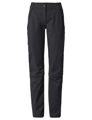 Vaude Farley Stretch Capri T-Zip III Afritsbroek Dames Black 34