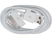 Xccess Xccess Data Cable Apple iPhone 3G(s)/4(s)/iPad 2/3/4 White Bulk