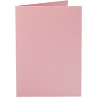 Creativ Company Kaarten, afmeting kaart 10,5x15 cm, 220 gr, roze, 10 stuk/ 1 doos