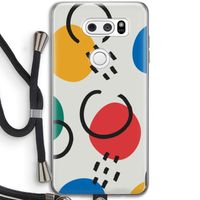 Illustratieve pop 3: LG V30 Transparant Hoesje met koord