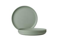 Set van 4 Mepal ontbijtborden silueta 230 mm nordic sage