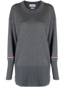 Thom Browne pull en laine à col rond - Gris