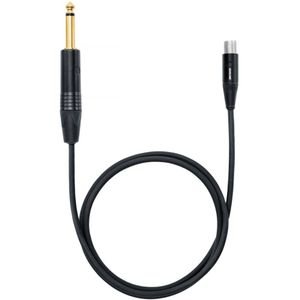 Shure WA306 audio kabel 6.35mm XLR (4-pin) Zwart