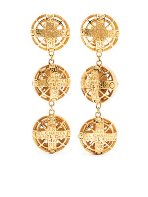CHANEL Pre-Owned boucles d'oreilles à pendentif cœur (années 1990/1993)