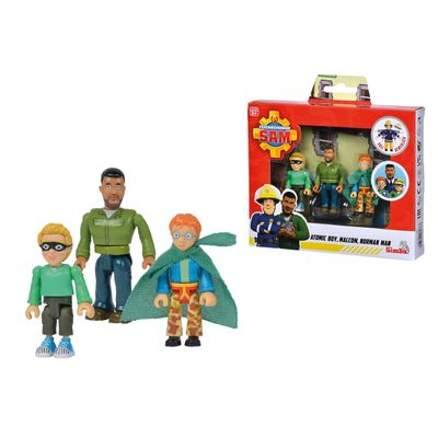 Simba Brandweerman sam superhero speelfiguren, 3st.
