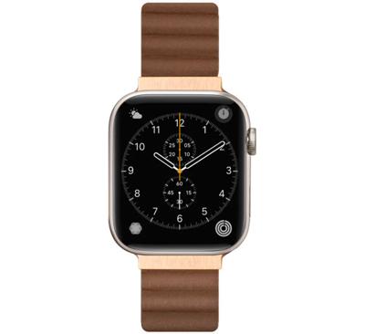LAUT Novi Leather Loop Apple Watch 42mm / 44mm / 45mm / 49mm sepia brown