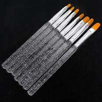 3 stuks UV Gel acryl Crystal ontwerp bouwer schilderij Nail Art borstel pen tool set kristal schilderij tekening carving pennenset