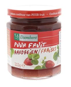 Puur fruit confituur aardbei