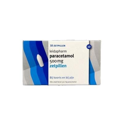 Leidapharm Paracetamol 500mg 10 Zetpillen