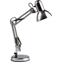 Brilliant Henry Tafellamp Spaarlamp, Gloeilamp E27 40 W Chroom