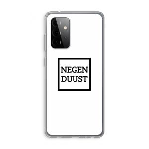 Negenduust vierkant: Samsung Galaxy A72 Transparant Hoesje