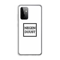 Negenduust vierkant: Samsung Galaxy A72 Transparant Hoesje