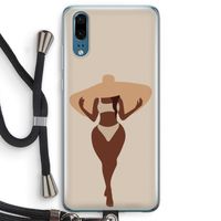 Let's get salty: Huawei P20 Transparant Hoesje met koord