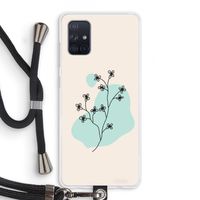 Love your petals: Samsung Galaxy A71 Transparant Hoesje met koord