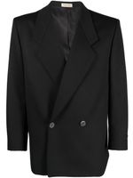 Fear Of God double-breasted virgin wool blazer - Noir - thumbnail