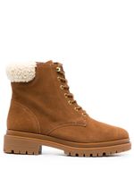 Lauren Ralph Lauren bottes Carlee en daim - Marron