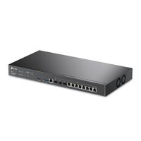 TP-Link ER8411 bedrade router Gigabit Ethernet Zwart - thumbnail